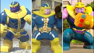 Evolution of Thanos in LEGO Marvel Videogames [upl. by Missy]