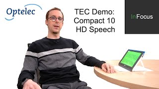 Optelec Compact 10 HD Speech Handheld CCTV with Full Page OCR Demonstration [upl. by Anesusa]