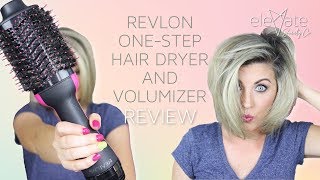 REVLON VOLUMIZING HAIR DRYER 🌟 OneStep Volumizer Hair Dryer Salon Pro Collection Review [upl. by Longtin400]