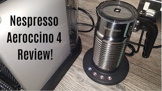 Nespresso Aeroccino 4 Milk Frother Review  Worth upgrading from the Aeroccino 3 [upl. by Bogie447]