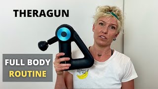 Theragun  Massage Gun Full Body Routine for recovery amp sleep [upl. by Marcin]