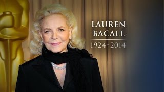 Lauren Bacall Dead at 89 [upl. by Nicolle994]