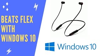 How to connect Beats Flex to Windows 10 PC [upl. by Aneba451]