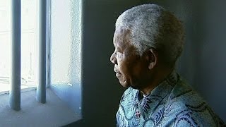 MANDELA BACK IN HIS ROBBEN ISLAND CELL  BBC NEWS [upl. by Alister]