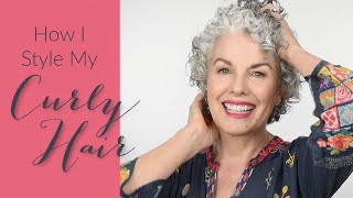 KerryLou’s Curly Hair Routine – Define curl tame frizz and add volume [upl. by Gerge]