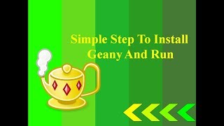 How to install geany and run Java program in any windows [upl. by Tiras]