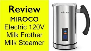 Review Miroco Milk Frother  How to make froth milk at home [upl. by Ocirred815]