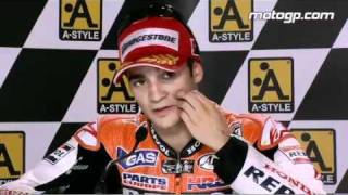 Dani Pedrosa interview after the Aragon GP [upl. by Oleusnoc]