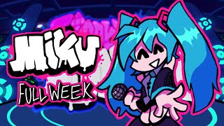 Friday Night Funkin Mod  Miku Full Week FCBOT [upl. by Bushweller384]