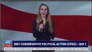 National Anthem performed at CPAC 2021 [upl. by Fabri]