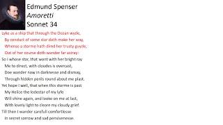 Edmund Spenser Amoretti Sonnet 34 Paraphrase [upl. by Izogn462]