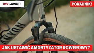 Jak ustawić amortyzator w rowerze  poradnik [upl. by Jarlen]