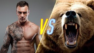 Man VS Grizzly Bear [upl. by Eriam]