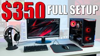 350 FULL PC Gaming Setup and How To Upgrade It Over Time [upl. by Anwahsad]