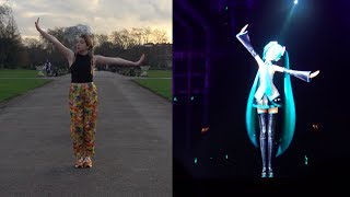 Mews Anamanaguchi  Miku ft Hatsune Miku 初音ミク Dance Cover Comparison Version [upl. by Eiddam294]