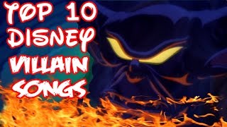 Top 10 Disney Villain Songs Collab w SpaceTree88 [upl. by Delogu]