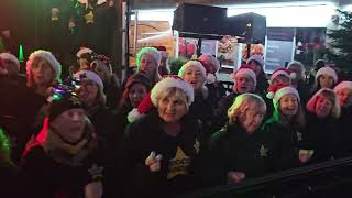 WHAT CHRISTMAS MEANS TO ME Rock Choir at Birkdale Lights Switch On 1st December 2024 [upl. by Urbanna895]