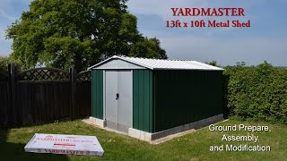 YardMaster Shed Assembly and make it HIGHER [upl. by Marchelle500]