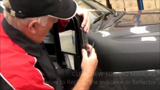 How to replace the indicatorreflector on a Clearview Towing Mirror [upl. by Minica]