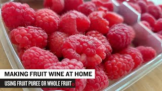 How to Make Fruit Wine from Puree or Whole Fruit [upl. by Asiulana]