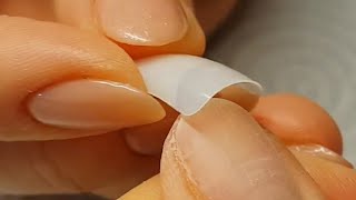 Żel na tipsie mlecznym krok po kroku  Nail Tips Extensions Step by Step Tutorial [upl. by Panaggio147]