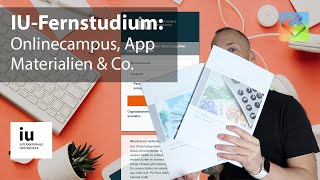 IUFernstudium IUBH Ich zeige euch Studienmaterialien und Onlinecampus [upl. by Ayenet]