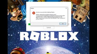 An error occurred while starting Roblox FIX [upl. by Rabbaj]