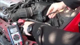 How To Check A Car Battery With A Multimeter Tutorial [upl. by Licha]