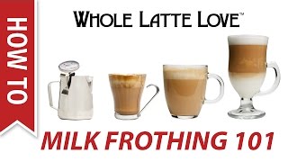 Milk Frothing for Beginners [upl. by Saree58]