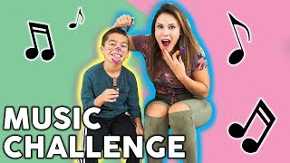 Andrea Espada Vs Son Music Challenge PART 2  The Royalty Family [upl. by Annhoj]