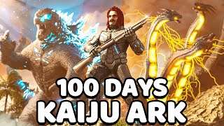 I Spent 100 Days in Kaiju Ark Survival Evolved [upl. by Papp]