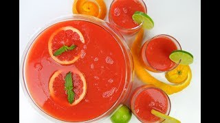 Fruit Punch The Ultimate Summer Drink NO added Sugar  CaribbeanPotcom [upl. by Natanoj300]