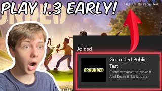 How To Play Grounded 13 EARLY PTS Guide [upl. by Aihtenak244]