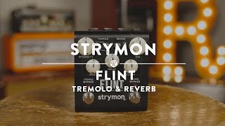 Strymon Flint Tremolo amp Reverb  Reverb Demo Video [upl. by Nicks]