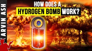 Nuclear Bomb How it Works in detail Atomic vs Hydrogen bomb Hbomb [upl. by Ynamad]