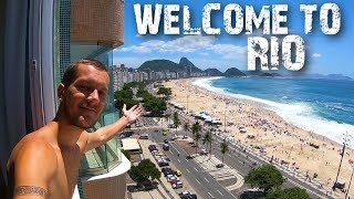 RIO BEACH LIFE COPACABANA amp LEBLON BRAZIL [upl. by Lantz]