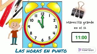 EL RELOJ medición del tiempo para niños [upl. by Jessamine]