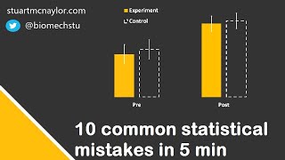 Ten Statistical Mistakes in 5 Min [upl. by Ellsworth]