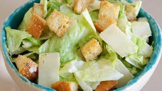 Classic Caesar Salad Recipe [upl. by Dorine]