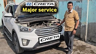 Hyundai Creta petrol Major Service [upl. by Walcoff]