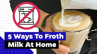 How To Froth Milk At Home Best Milk Frothers Review [upl. by Enomed]