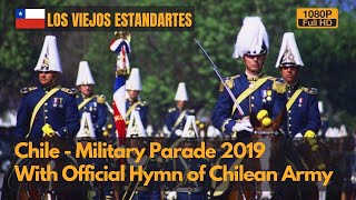 The Latin Prussia  Chile Military parade with quotLos Viejos Estandartesquot 1080P [upl. by Granlund]