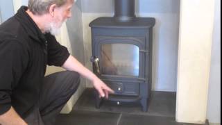 Operating the air controls  Clearview stove [upl. by Atsugua92]