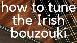 How to tune an Irish bouzouki [upl. by Nuli]