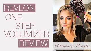 Revlon One Step Volumizer Review and tutorial  Harmonize Beauty [upl. by Twelve]