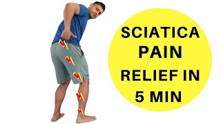 Sciatica pain relief in 5min [upl. by Jenei643]