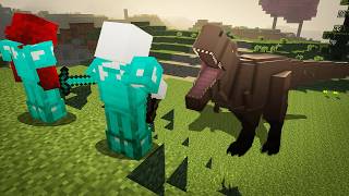 Surviving Dinosaurs in Minecraft [upl. by Oremodlab]