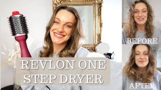 REVLON ONESTEP HAIR DRYER  Review amp Tutorial [upl. by Jacquie]