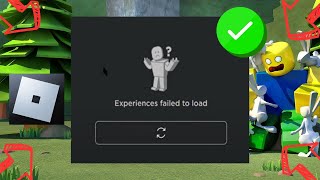 How To Fix Experiences Failed To Load Roblox 2023 [upl. by Darom505]