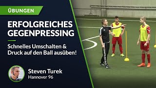 Übungen Gegenpressing amp Schnelles Umschalten [upl. by Gnol]